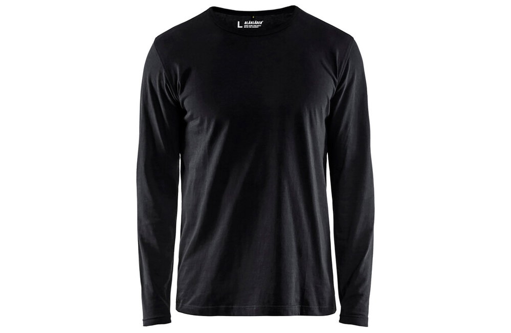 Blåkläder Langarmshirt Herren, schwarz