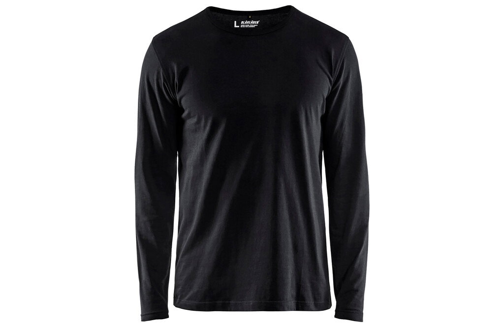 Blåkläder Langarmshirt Herren, schwarz