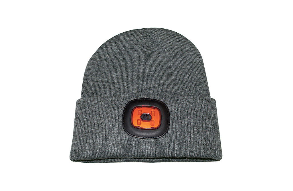 Wollmütze m/LED-Licht