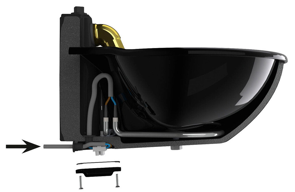 Kerbl frostfreies Tränkebecken beheizbar H10, 24 V / 80 W