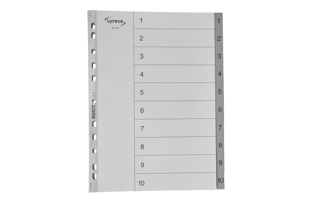 Trennblätter, 1 - 10