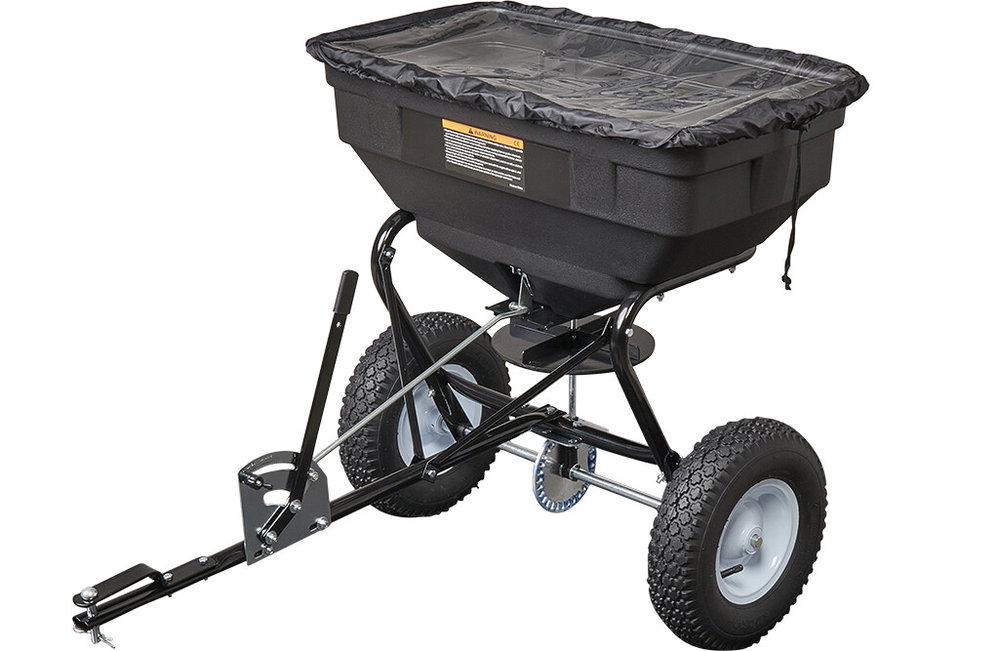Streuwagen Anhänger 60 Liter für Rasentraktor, Quad & ATV | Agriquad