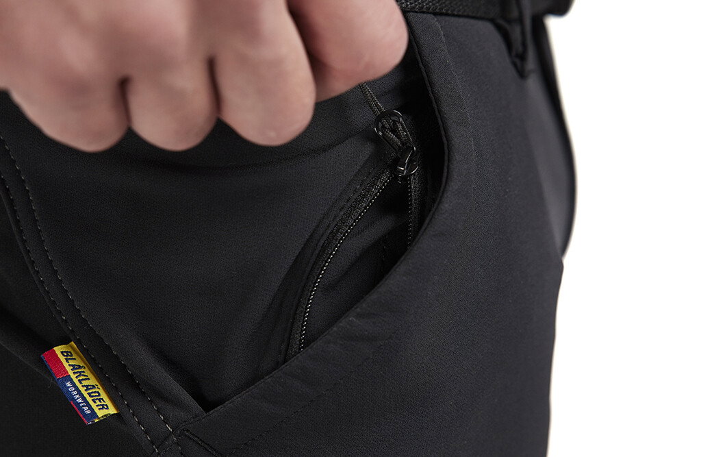 Blåkläder Stretch-Hose, Service, schwarz-grau - 4XL