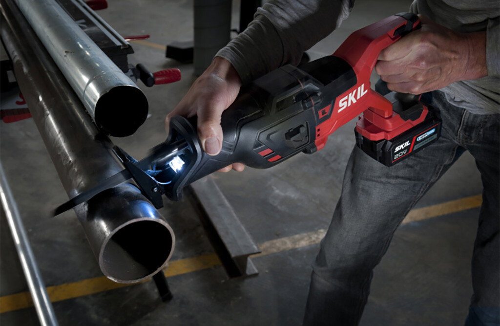 SKIL 3480 CB Akku Säbelsäge 20 V, Brushless, inkl. 3 Sägeblätter