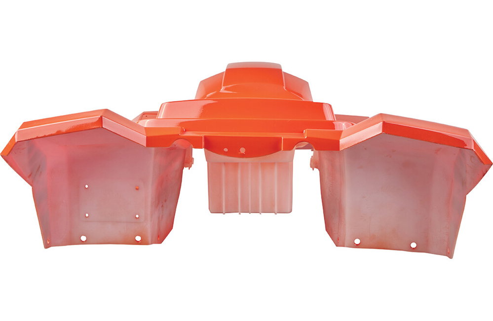 Bildschirmabdeckung vorne/hinten, orange