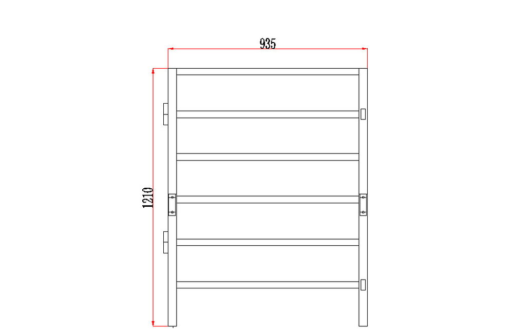 Frontpanel für Weidezelt 4x4 m, zweiteiliges Tor