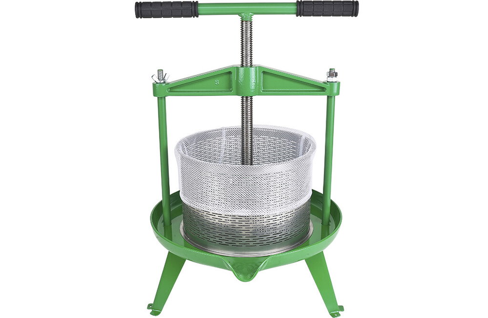 Manuelle Obstpresse 9 Liter mit Edelstahlkorb