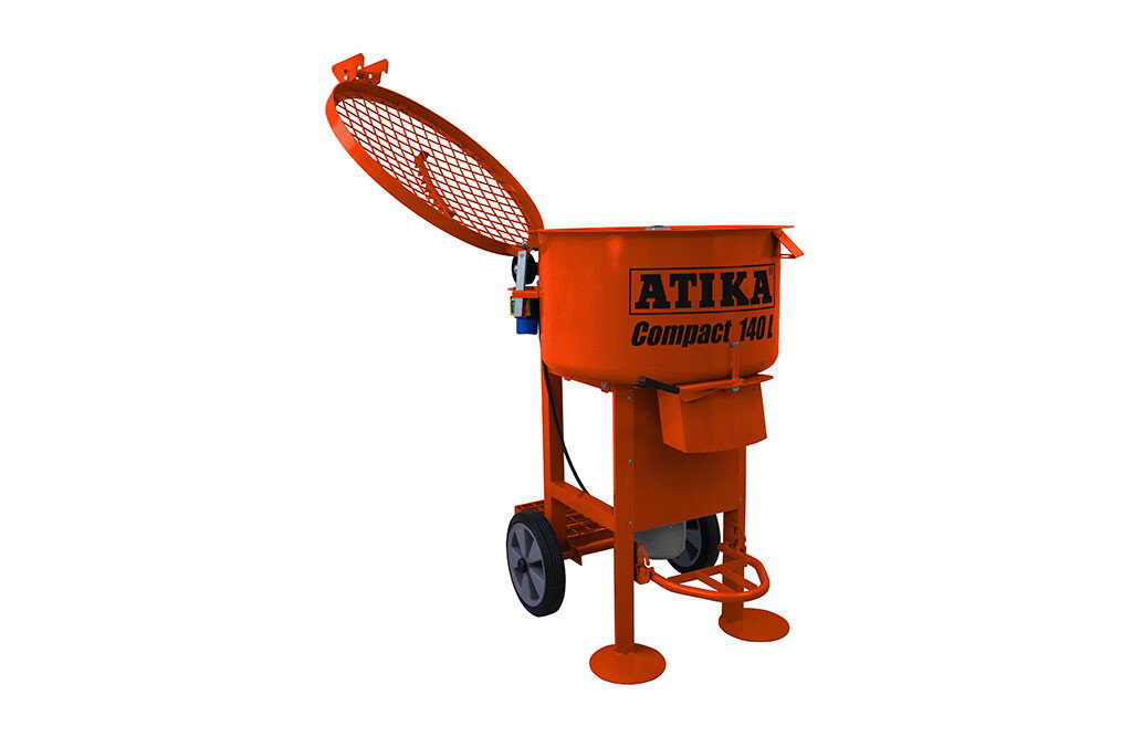 Atika Compact 140 Liter Zwangsmischer, Tellerzwangmischer