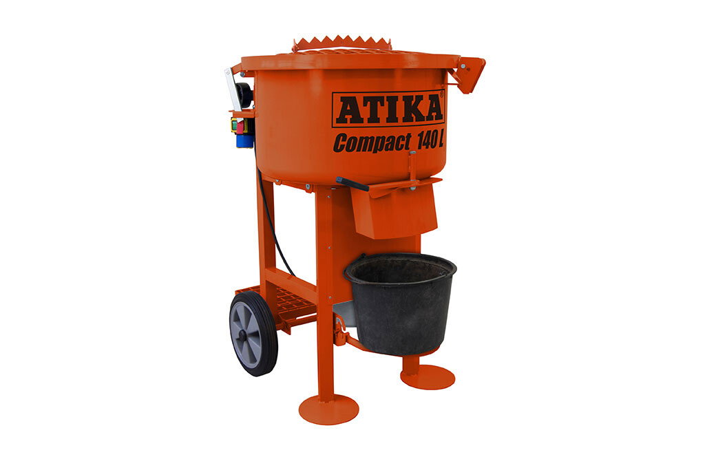 Atika Compact 140 Liter Zwangsmischer, Tellerzwangmischer