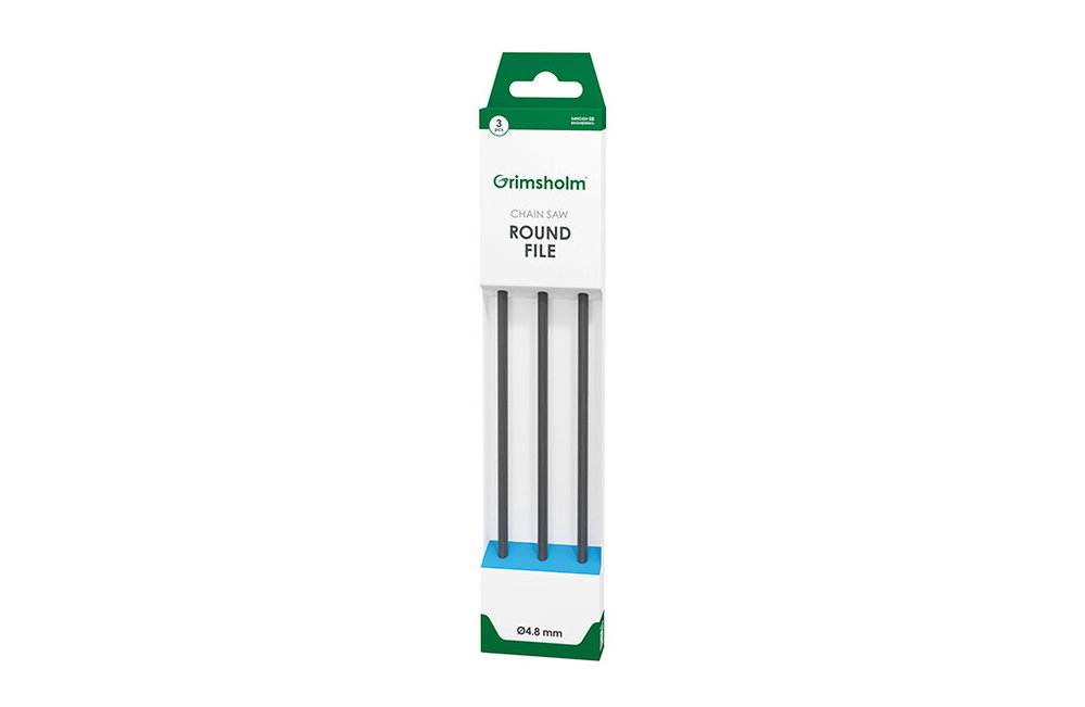 Grimsholm Premium Cut Rundfeile 4,8 mm - 3 Stück