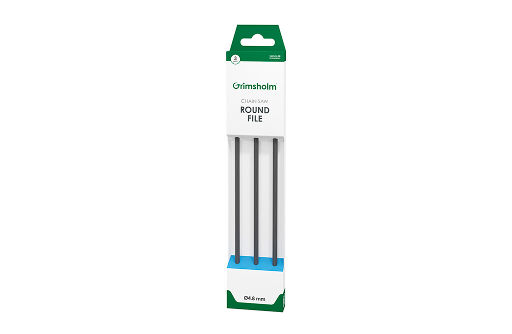 Grimsholm Premium Cut Rundfeile 4,8 mm - 3 Stück
