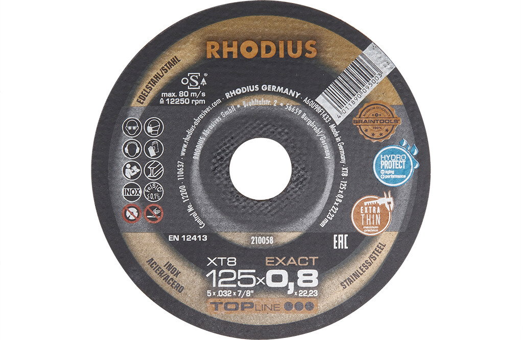 Rhodius Trennscheiben, 125x0,8 - 50 Stück