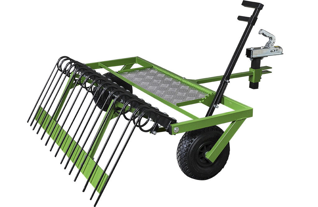 Hofrechen mit Planierschild für ATV & Rasentraktor 106 cm | Agriquad