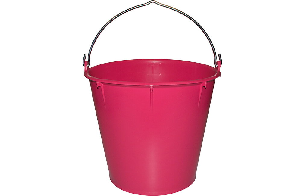 Eimer 7 Liter, mit Henkel, rosa
