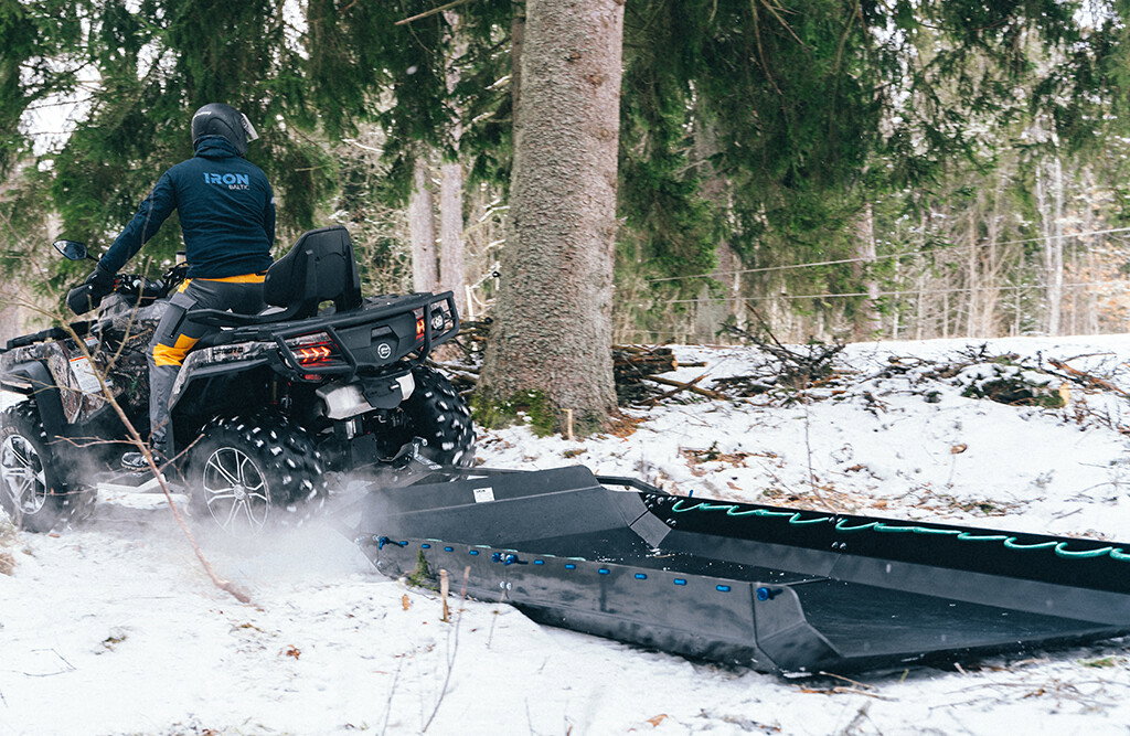 Transportschlitten für Quad & ATV, 290x120x20cm