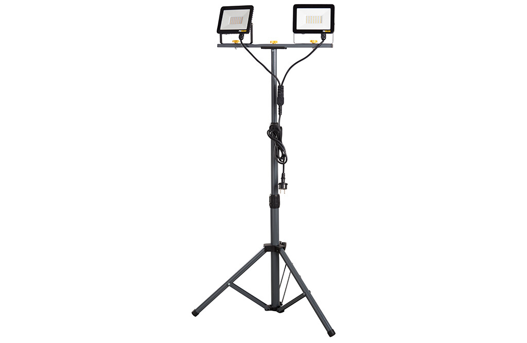 LED-Leuchte mit Teleskopstativ, 2x30W