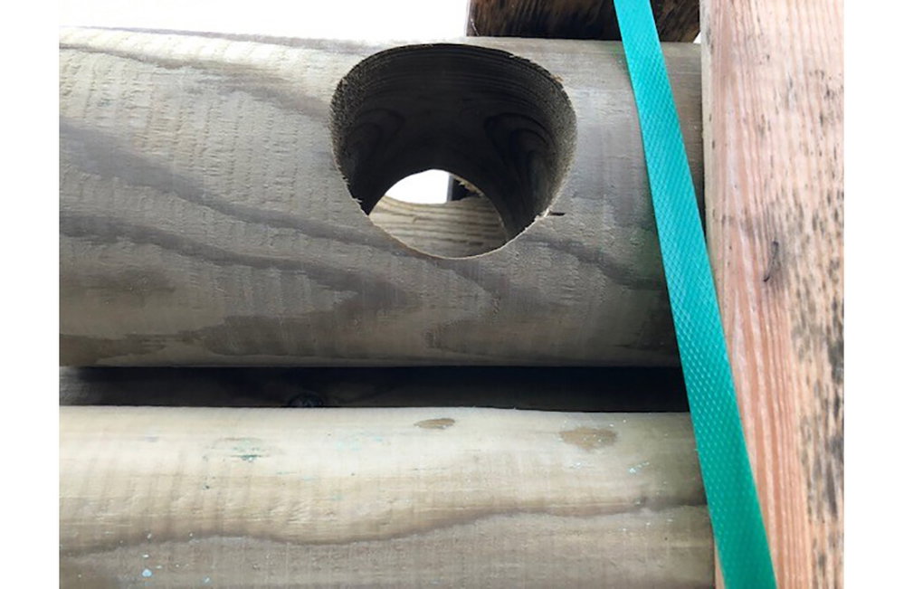 40m Koppelzaun Holz, Reitplatzzaun Set