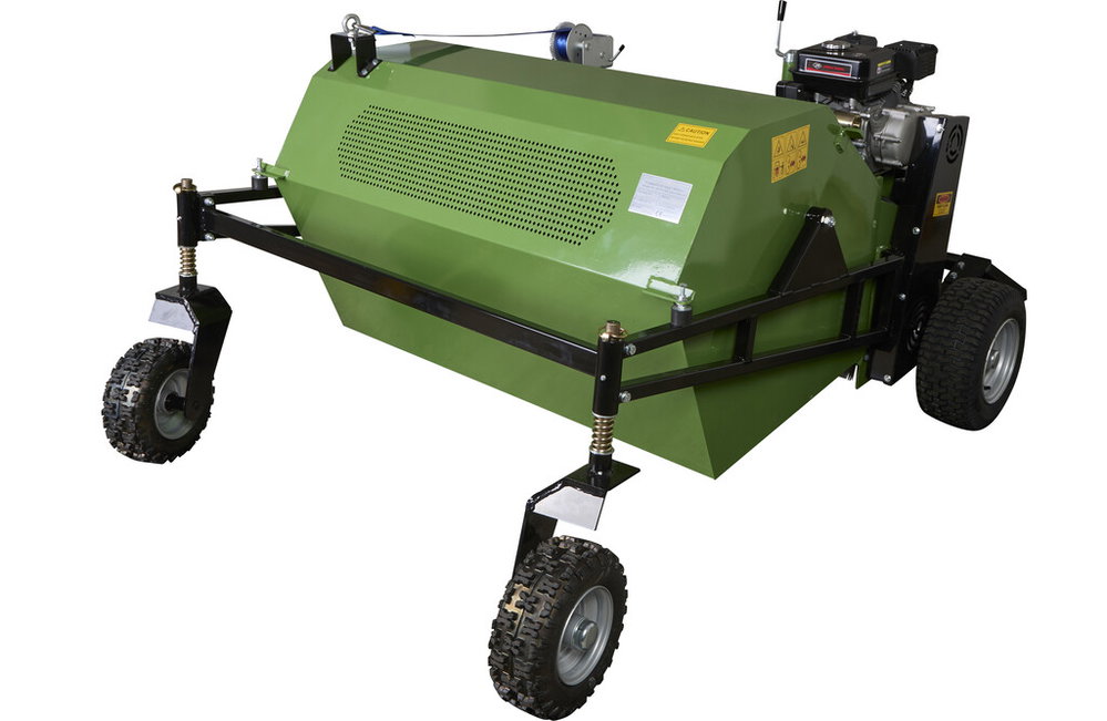 Rasenkehrmaschine & Pferdeäpfelsammler, 120 cm | Agriquad