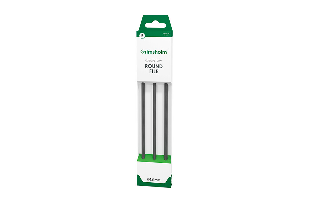 Grimsholm Premium Cut Rundfeile 5,5 mm - 3 Stück