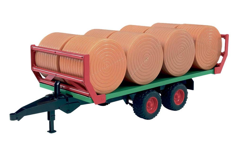 Rundballenwagen mit Ballen