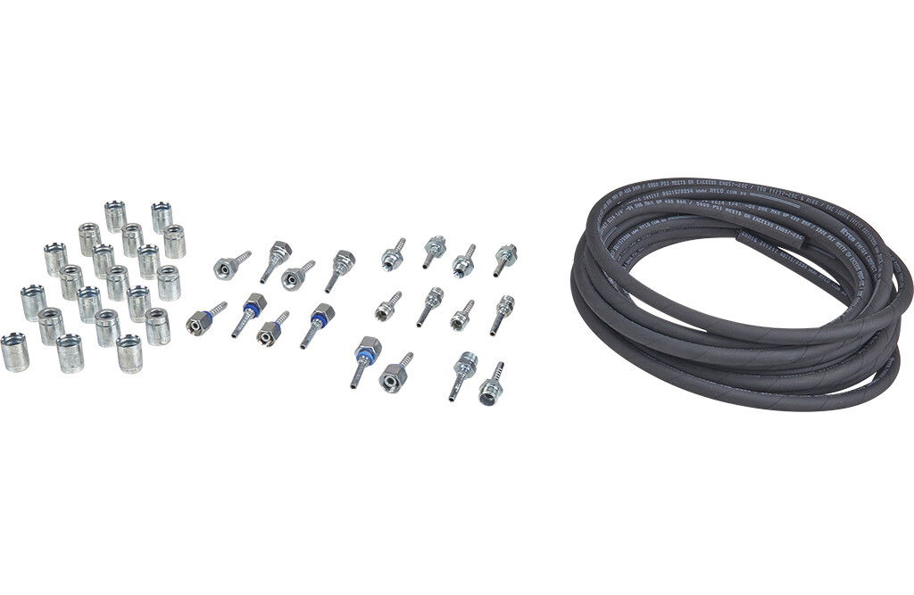 Armaturensatz für Schlauchpresse 1/4"