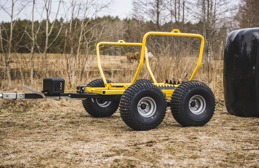 Ballenanhänger mit elektrischer Winde, 1000kg