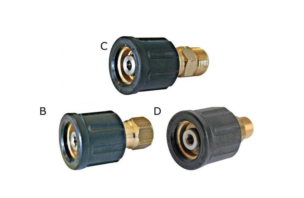 B - Drehkupplung, M22 x 1,5. 1/4“ Innengewinde