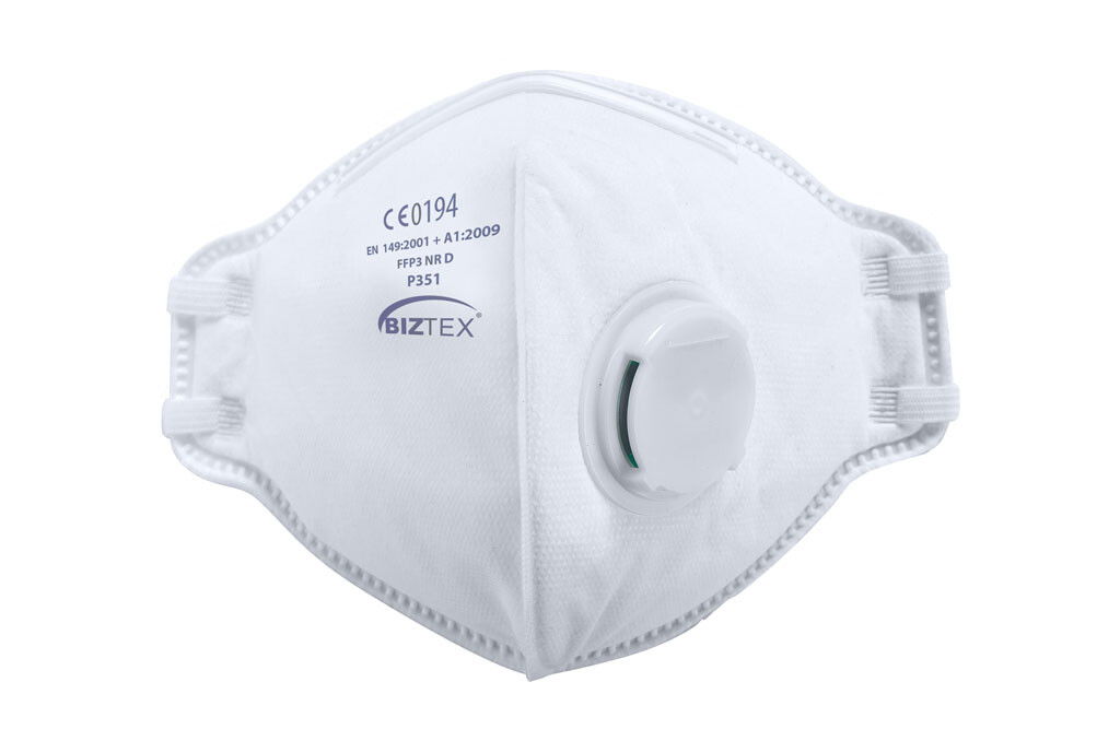 Filtermaske mit Ventil FFP3