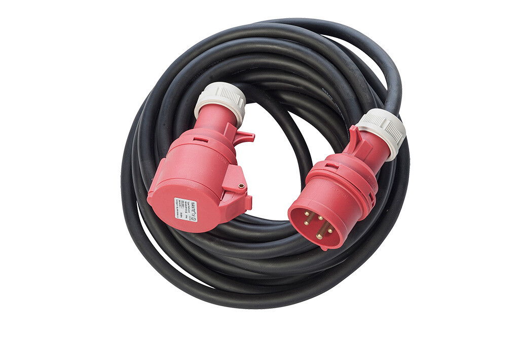 CEE-Verlängerungskabel, 400V. 25 m 5G1,5