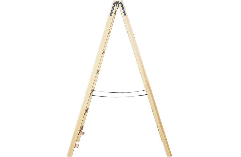 Wiener Leiter mit 5 Sprossen, Holz