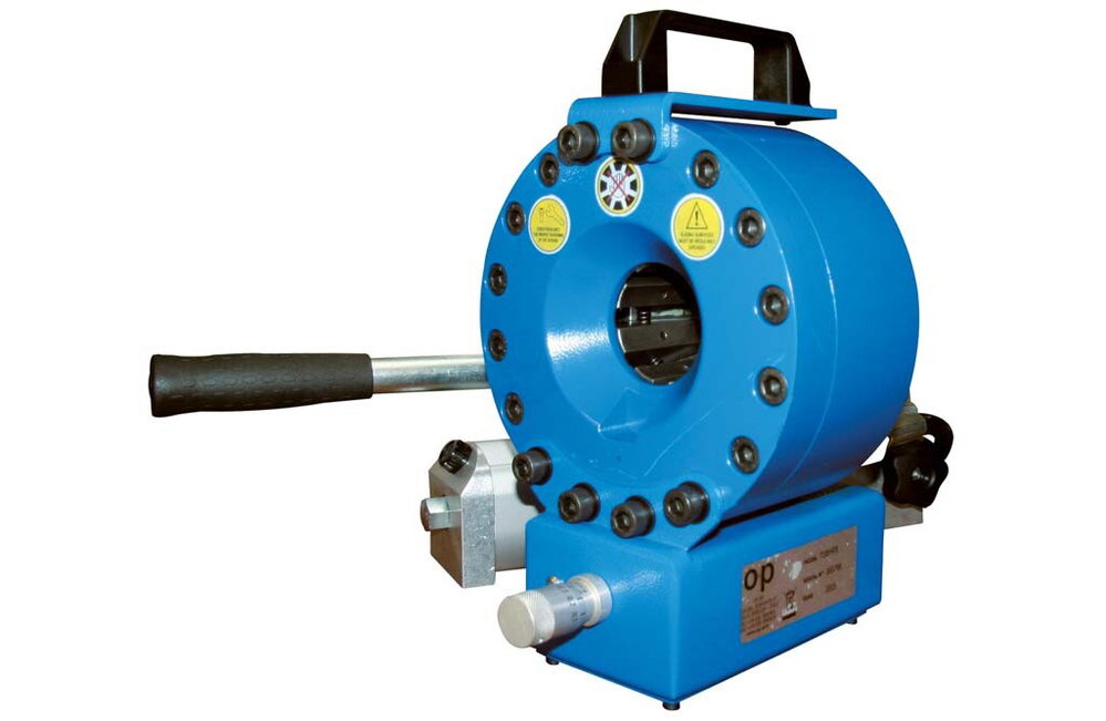O+P Mobile Hydraulikschlauchpresse 100T